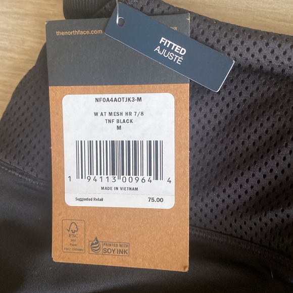 Northface Fitted Ajuste  New with tags $75. Many extras! Mesh legs. Back band - Picture 9 of 9
